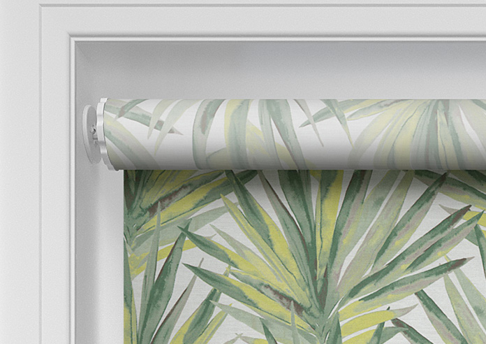 Palm Beach, White - Twist&Fit Roller Blind - Image 10